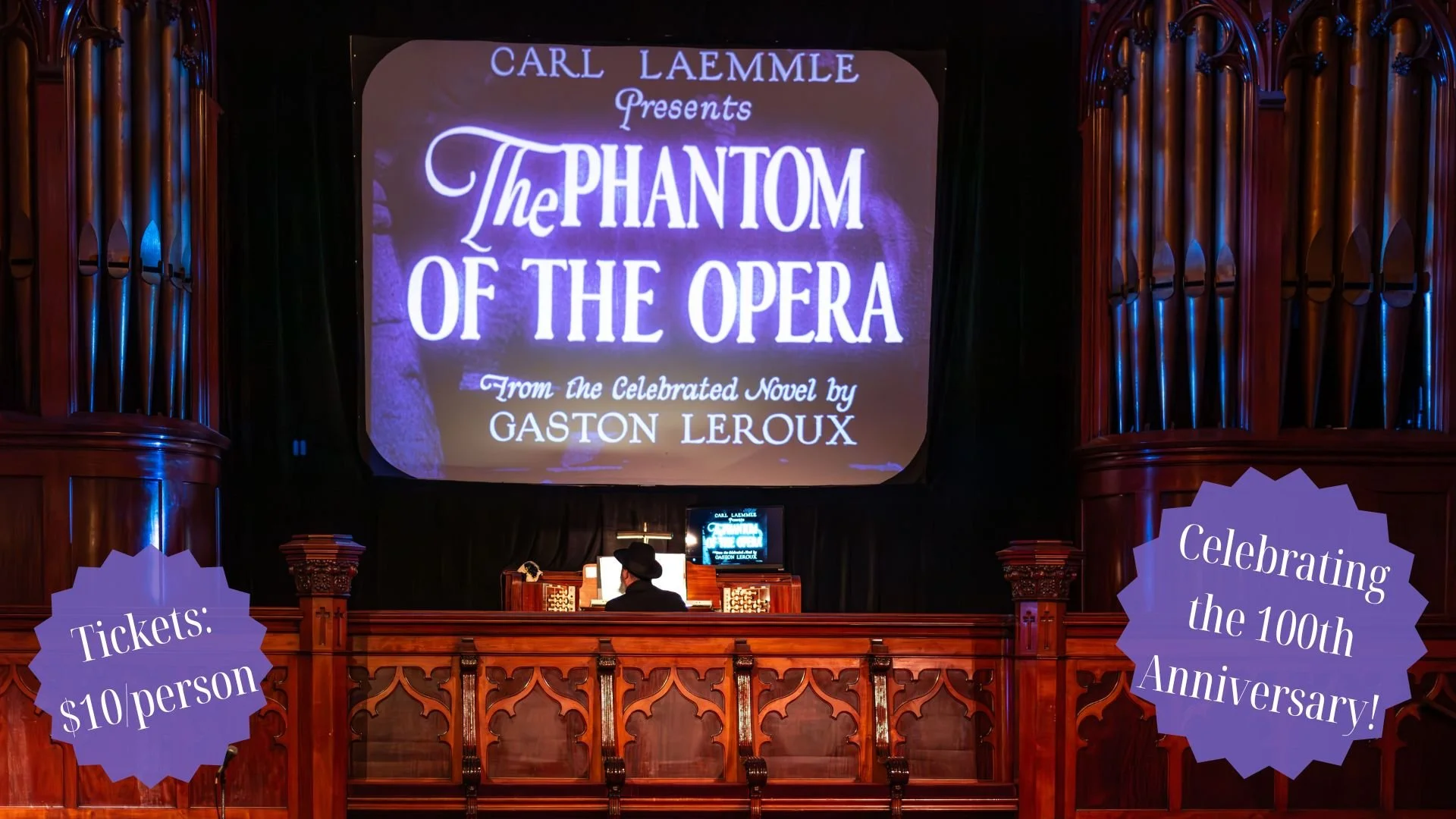 The Phantom of the Opera (Silent Movie, with organ accompaniment